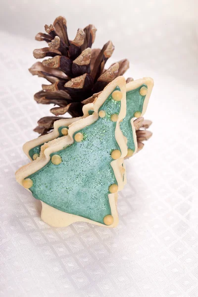 Christmas tree cookies — Stock Photo, Image