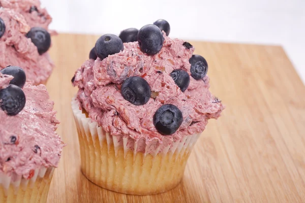 Blueberry cupcake — Stock Fotó