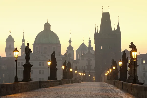 Прага Карлового мосту Ліцензійні Стокові Фото