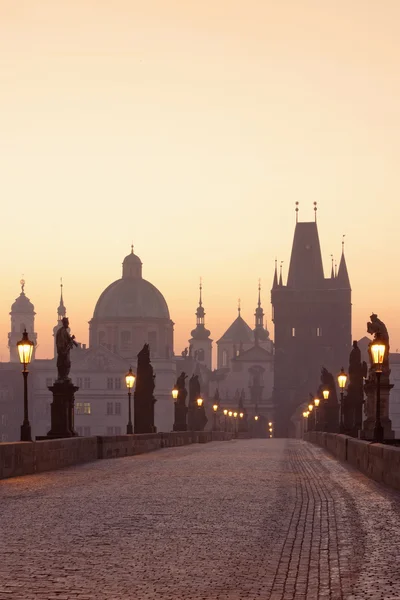 Прага Карлового мосту — стокове фото