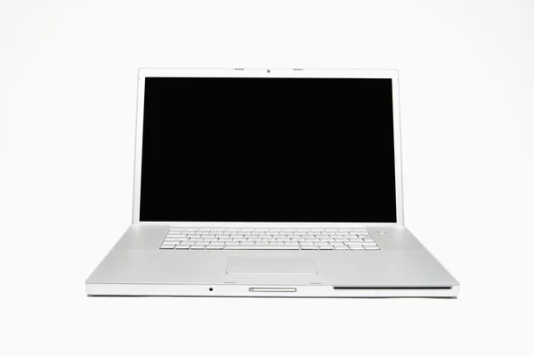 Ноутбук на білому — стокове фото