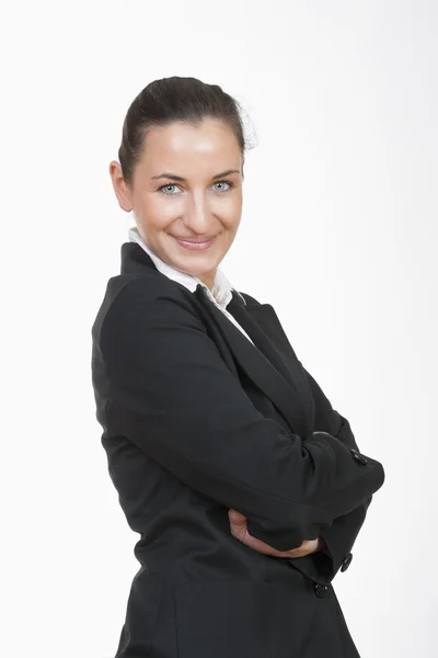 Businesswoman standing looking at camera — Stock Photo, Image