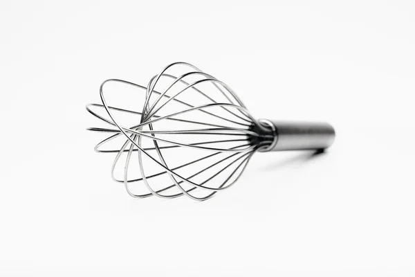 Silver whisk — Stock Photo, Image