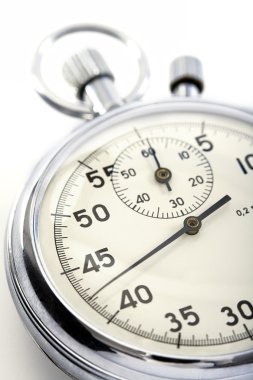 Closeup of a stopwatch clipart