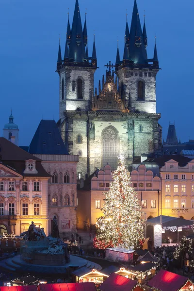 stock image Prague christmas market