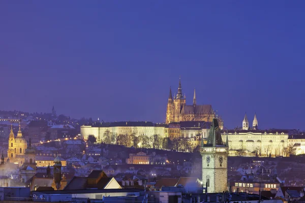 Praga no inverno — Fotografia de Stock