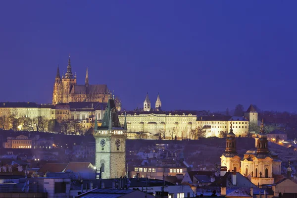 Praga no inverno — Fotografia de Stock