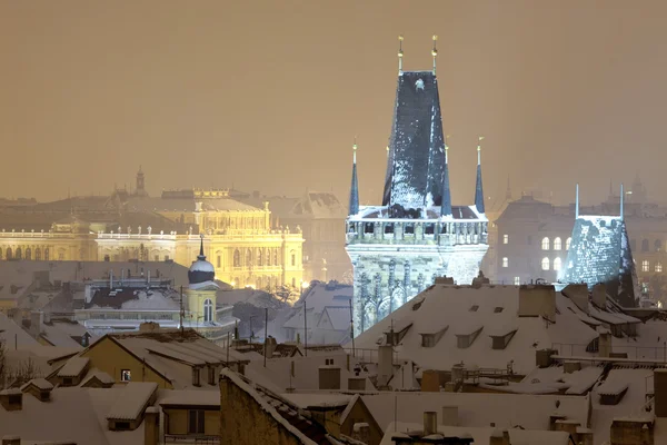 Prague in winter — Stock Photo, Image