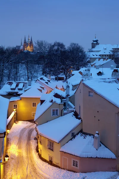 Prag kışın — Stok fotoğraf