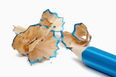 Pencil with shavings clipart