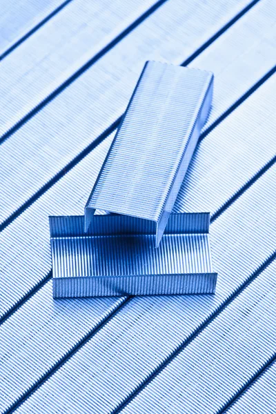 Stock image Closeup of staples