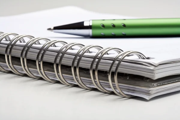 Pen nad notebook — Stock Photo, Image