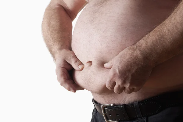 Tlustý muž — Stock fotografie