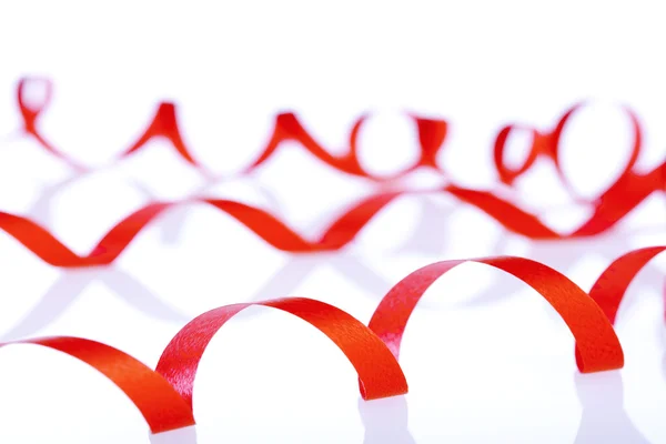 Czerwony ribbom — Zdjęcie stockowe