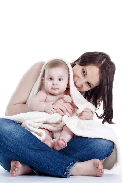 Mãe e seu bebê — Fotografia de Stock