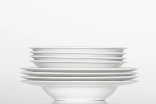 White plates — Stock Photo, Image
