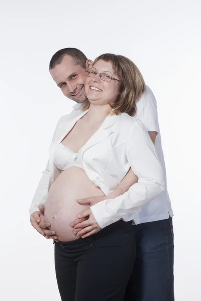 Expecting couple — Stock Photo, Image