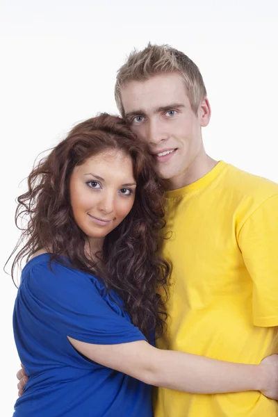 Mutlu genç çift — Stok fotoğraf