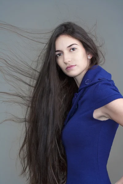 stock image Woman with long hair