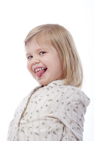 웃는 어린 소녀 — 스톡 사진