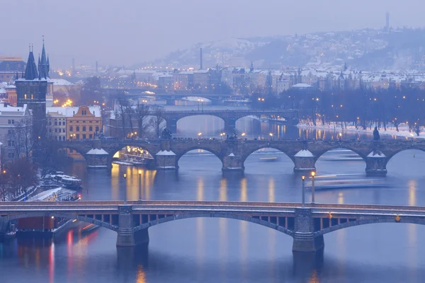 Pontes de Praga — Fotografia de Stock