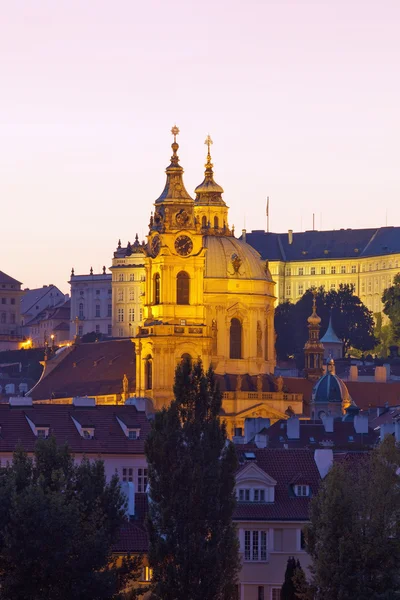 Prague - st. nicolaus church — Stock Photo, Image