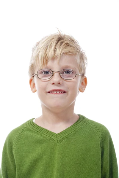 Niño con gafas — Foto de Stock