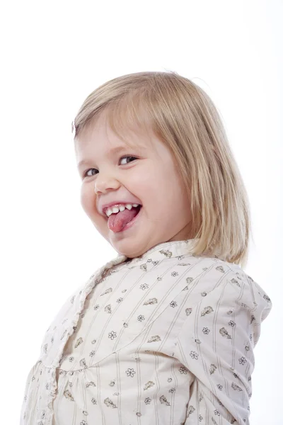Little girl laughing Royalty Free Stock Images