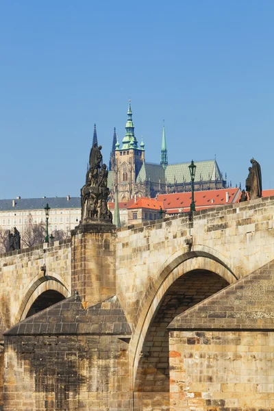 Praha, Karlův most — Stock fotografie
