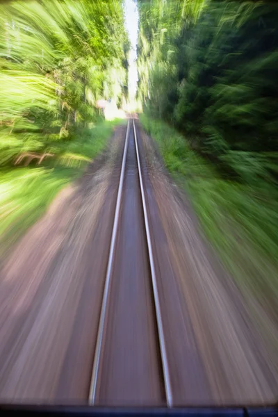 Στενός μετρητής διαδρομής σιδηροδρόμου — Φωτογραφία Αρχείου