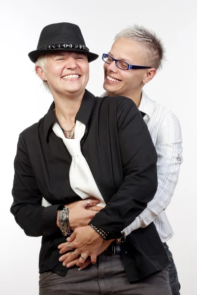 Dos mujeres lesbianas — Foto de Stock
