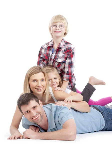 Family having fun — Stock Photo, Image
