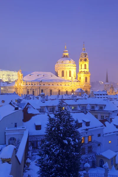 Prag im Winter — Stockfoto