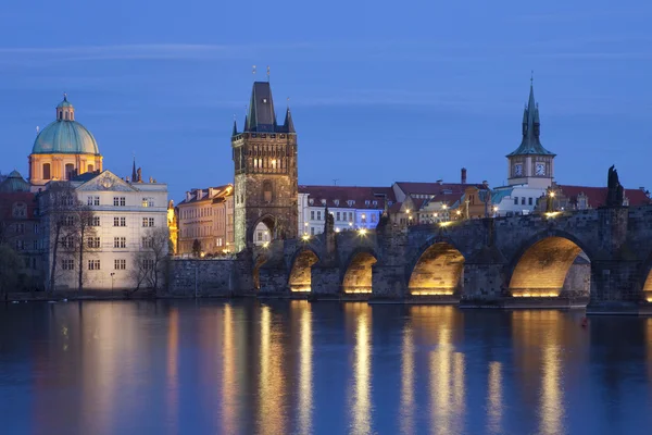 Praga, Puente de Carlos — Foto de Stock