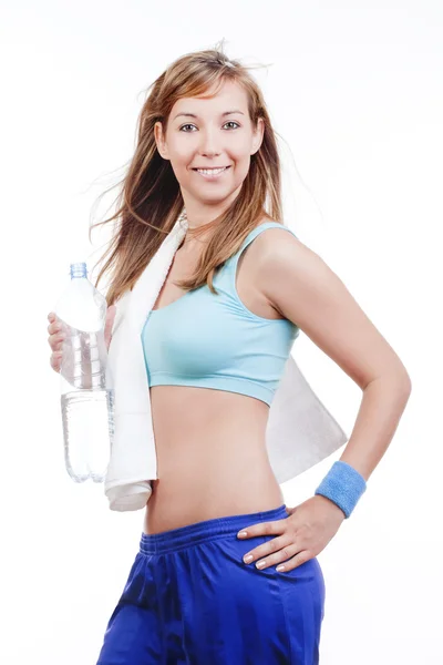 Young woman in sports outfit Stock Photo