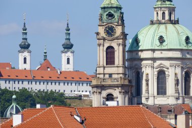 Prague - st. nicolas church at little quarter clipart