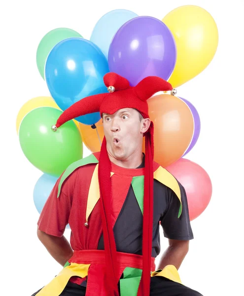 Bobo com balões — Fotografia de Stock