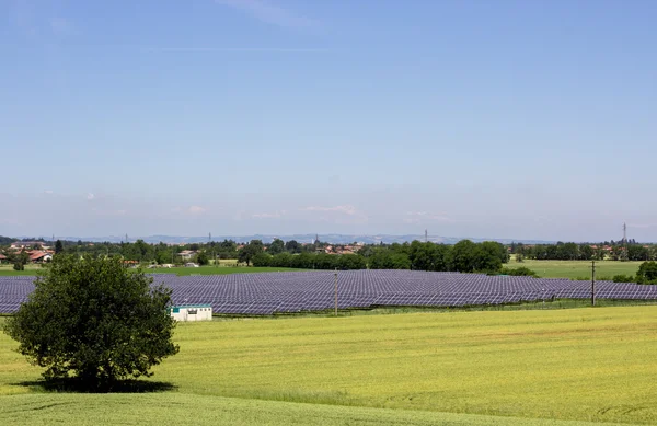 太阳能发电厂 — 图库照片