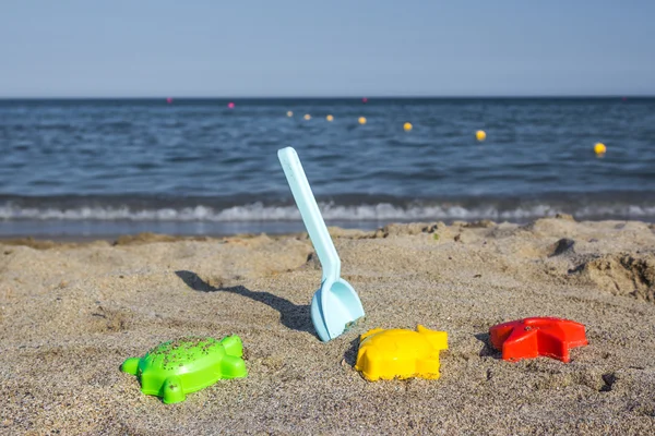 stock image Toys on the beach