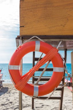 Lifebuoy cankurtaran Kulesi üzerinde