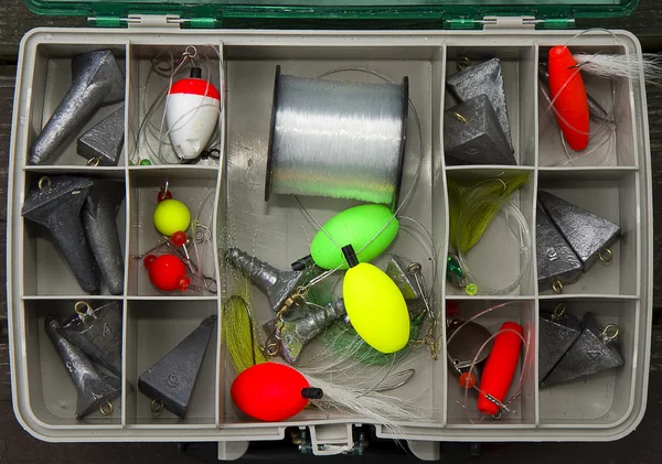 Tackle Box Inside View — Stock Photo, Image