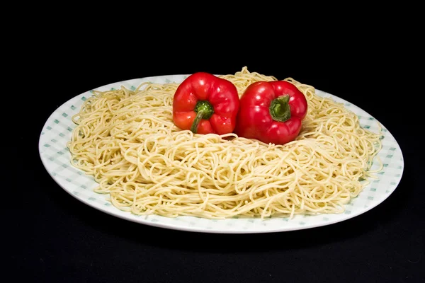 Pasta on Tray — Stock Photo, Image