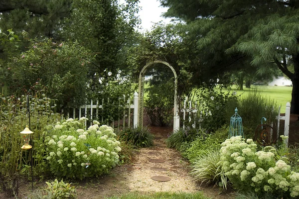 Hermoso jardín Imágenes — Foto de Stock