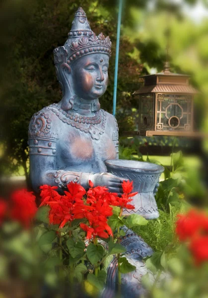 Princess Buddha a mythical figure in a garden