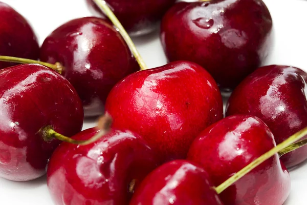 Group of Cherries Closeup — Stock Photo, Image