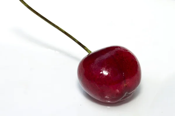 Single Red Cherry — Stock Photo, Image