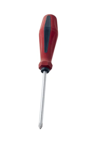 Close up of a red screw driver — Stock Photo, Image