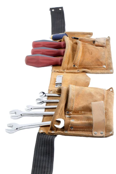 Tool belt with work tools — Stock Photo, Image