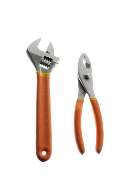 Wrench and plier — Stock Photo, Image