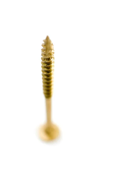 Large Gold Screw — Stock Photo, Image
